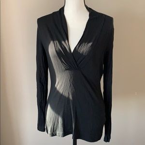 Like new. Banana republic black shirt
